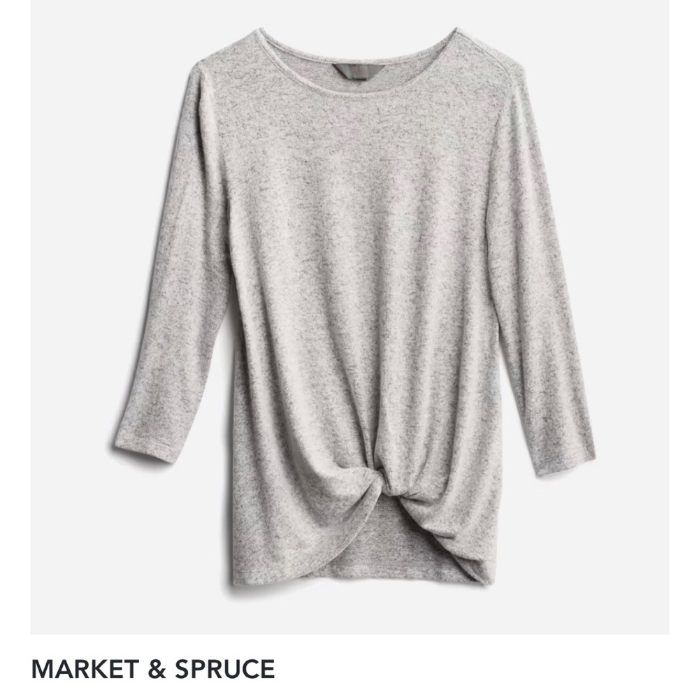 Market and Spruce brushed knit top size Large
